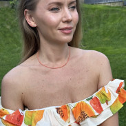 Чокер Коралл натуральный